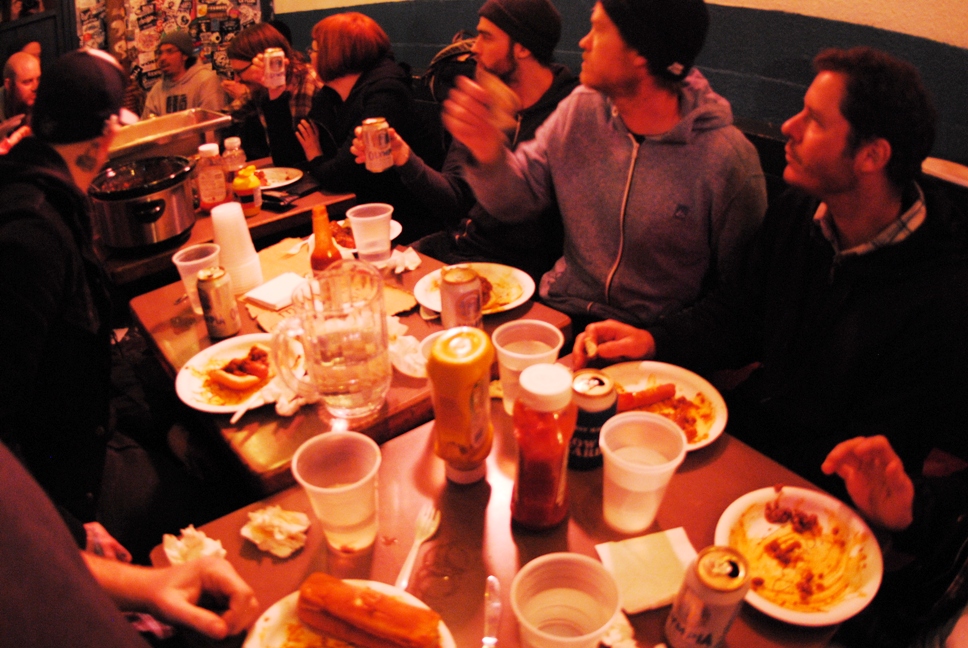 the table